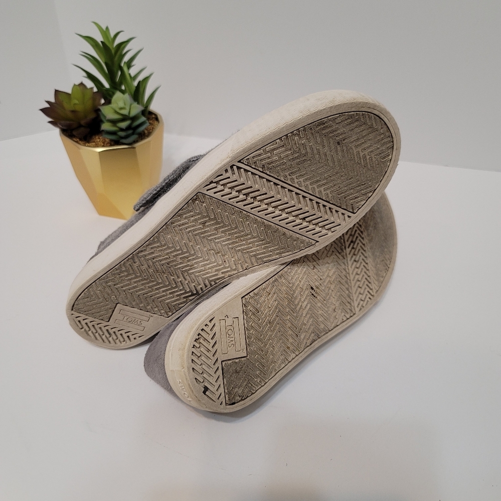 TOMS Wool Suede Altair Slip on Sneakers - Picture 4 of 5